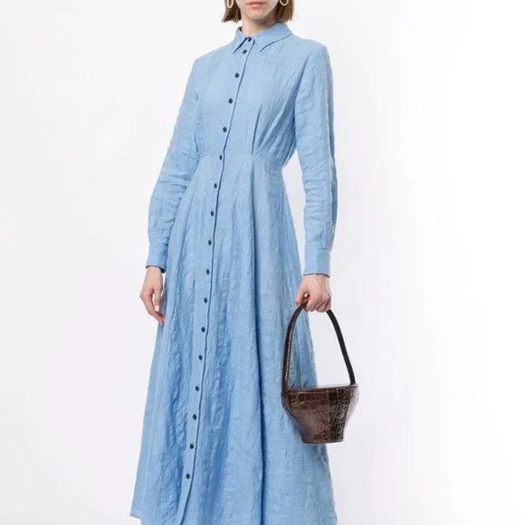 STAUD Alice Embossed Leather Top Handle Bag - Picture 6 of 11